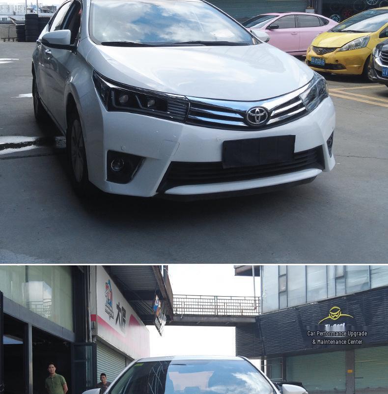 Светодиодная фара в сборе с биксеноновой линзой для Toyota Corolla 2014-2017