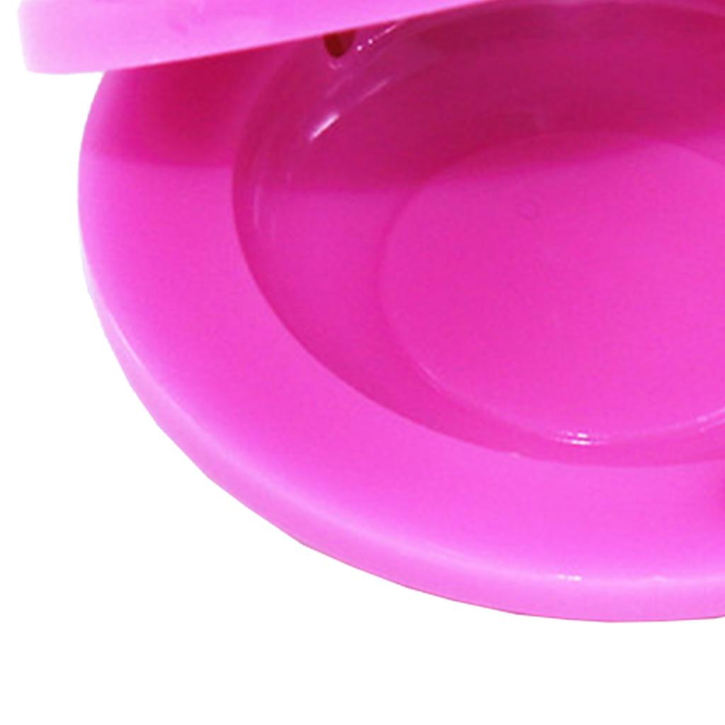 Children Finger Castanet Plastic Castanet Musical Instrument Rhythm Educational Toy for Kids Pink