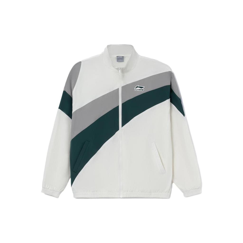 Li Ning Спортивная жизнь Коллекция Куртки и Пальто Унисекс Белый AJDR486-3