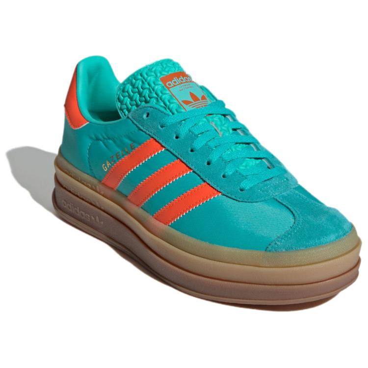 adidas Кроссовки женские Gazelle Bold Mint Rush Impact Orange Teal IG4386