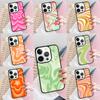 Ретро Жидкий Вихрь Абстрактный Чехол для Телефона Cover For iPhone 17 Air 16 15 14 plus 12 13 pro max coque Shell Fundas