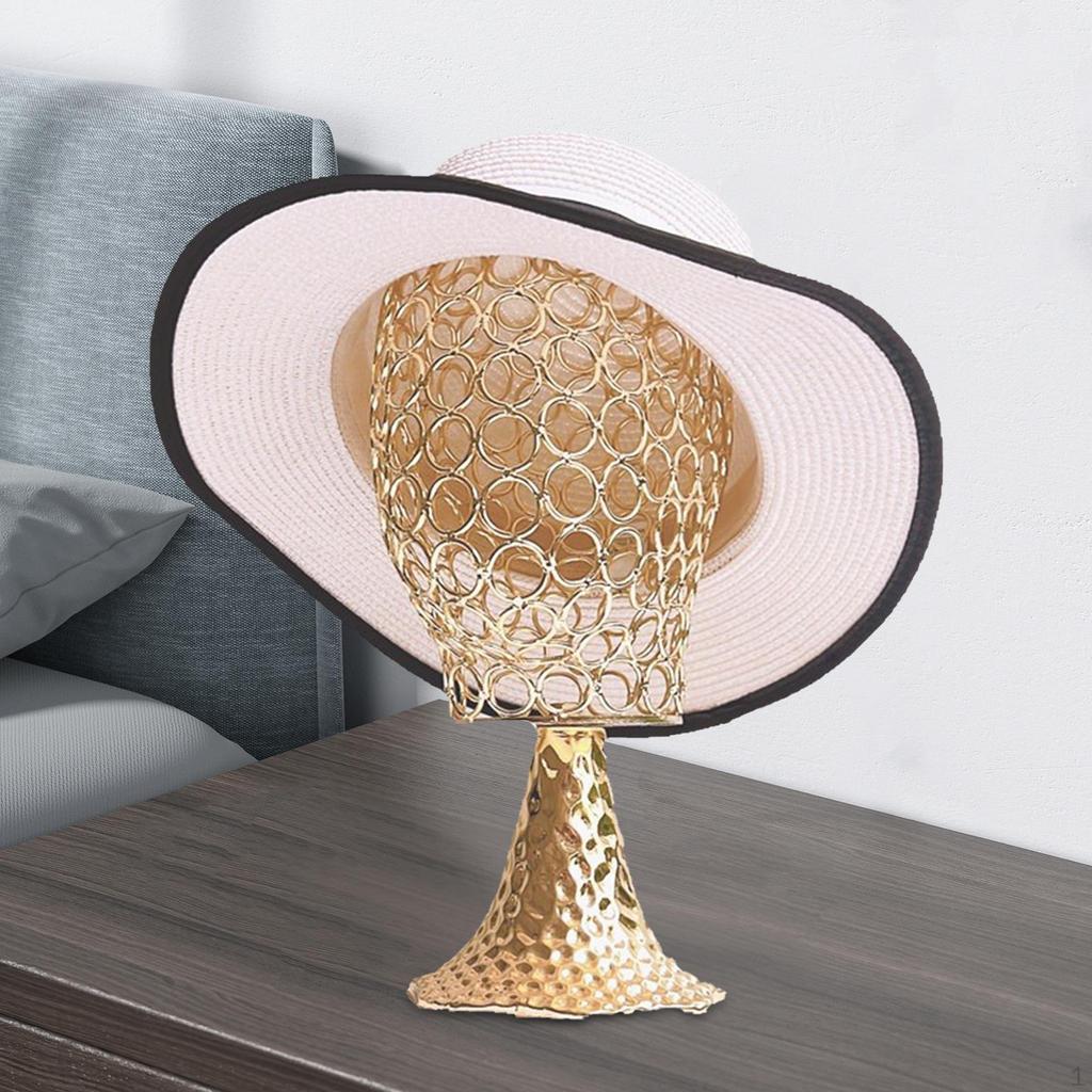Elegant Hat And Wig Display Stand for Home Travel