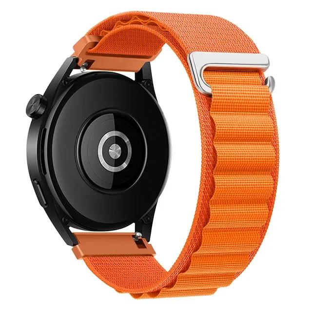 22 мм 20 мм Нейлоновый альпийский ремешок для Huawei Watch GT5 Pro GT5 GT4 GT3 GT2 46 мм Браслет Наручный ремешок Аксессуары для Huawei Watch 4/3