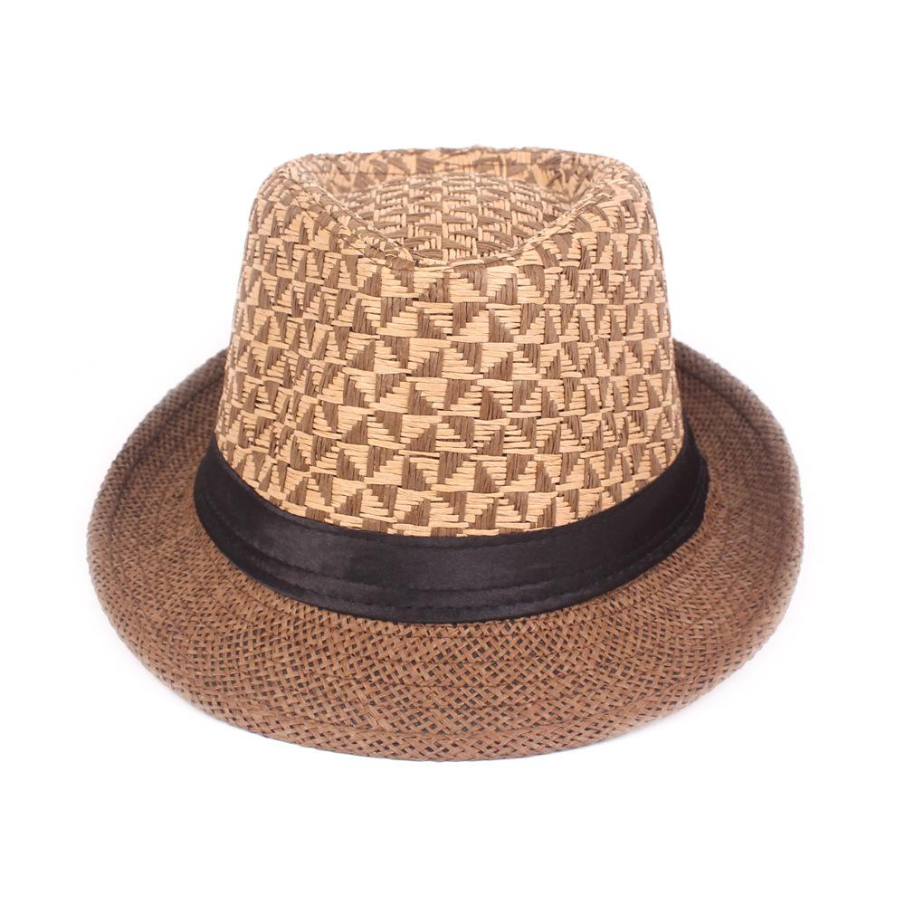 Men Baron Hat Straw Hat Spring Summer Sunshade Hat for Men Jazz Hat Gentleman Hat