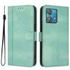 For Motorola Edge 40 Neo 5G Cases Wallet Stand Retro Texture Leather Phone Cover with Lanyard