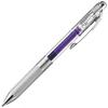 Шариковая ручка Pentel с гелевыми чернилами Energel Infree Clear Shaft Фиолетовый 10 шт. 0,7 мм BL77TL-V