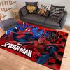 3D-Printed Cartoon Spider-Man Rug — Ideal for Home Decor (Bedroom, Living Room, etc.); Fluffy Square Carpet, Soft Area Rug, and