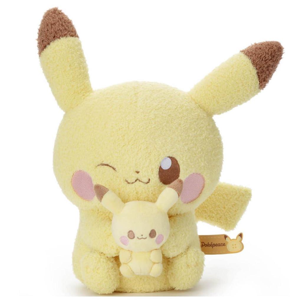 Pocket Monster Pokemon Pokepiece Plush Toy (Plush Toy Ver.) Pikachu Stuffed Toy Height Approx. 35cm