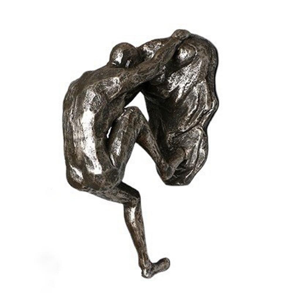European Style Rock Climbe Statue Unique Abstract Character Pendant Living Room