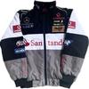 F1 Ferrari Racing Jacket Embroidered Cotton Biker Cycling