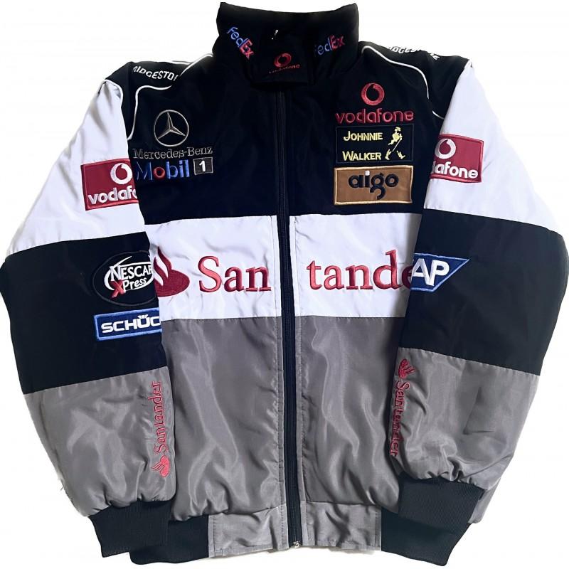 F1 Ferrari Racing Jacket Embroidered Cotton Biker Cycling