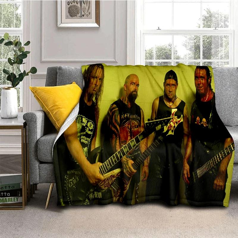 29 Style Slayer Heavy Metal Rcck Band Sign Blanket,Soft Throw Blanket for Home Bedroom Bed Sofa Travel Cover Kid Gift