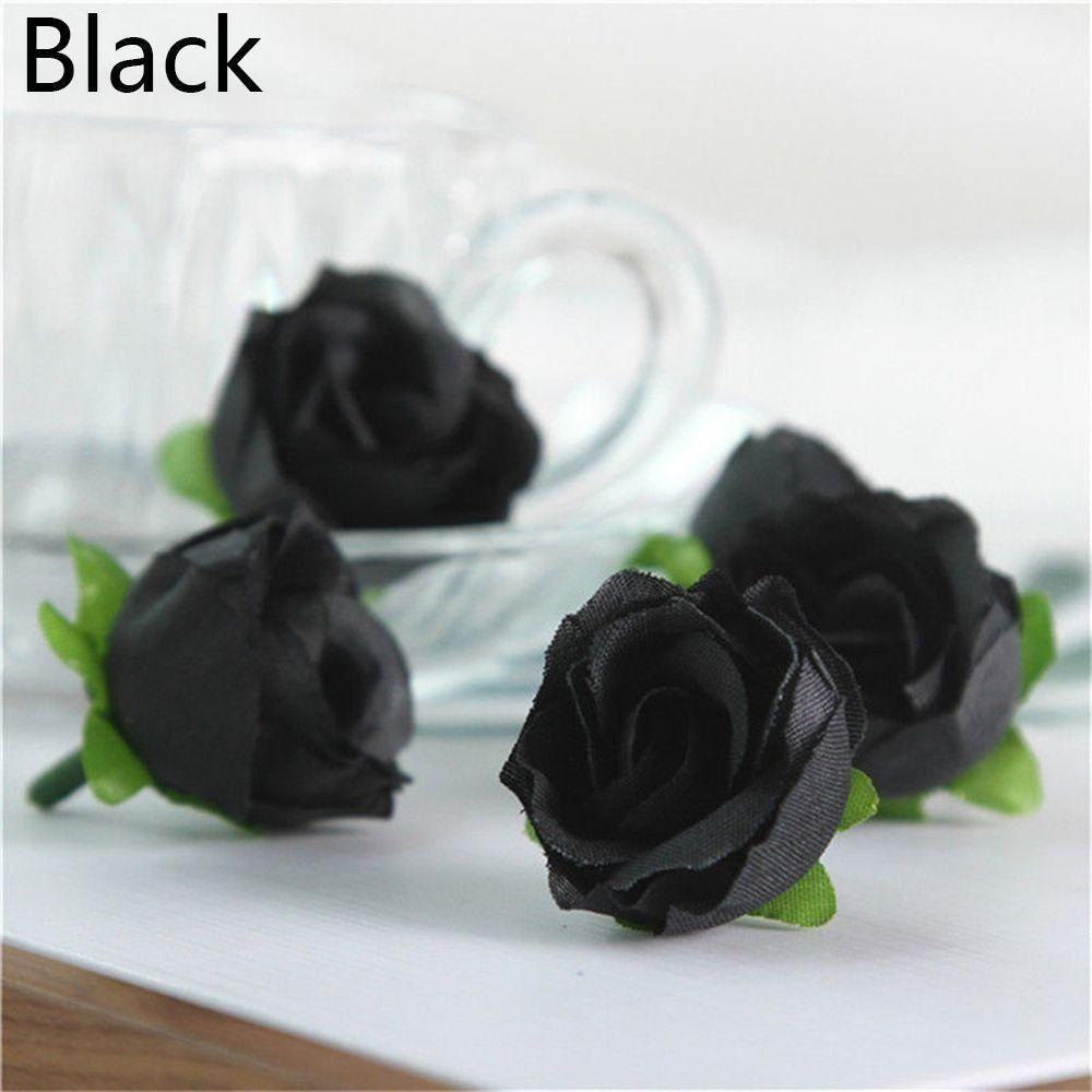 20/50pcs DIY Craft Beautiful Floral Wedding Decoration Artificial Rose Flower Heads Fake Bouquet