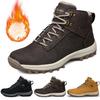 Мужские зимние теплые зимние ботинки на меховой подкладке, ботинки на шнуровке, уличные альпинистские, прогулочные, водонепроницаемые кроссовки