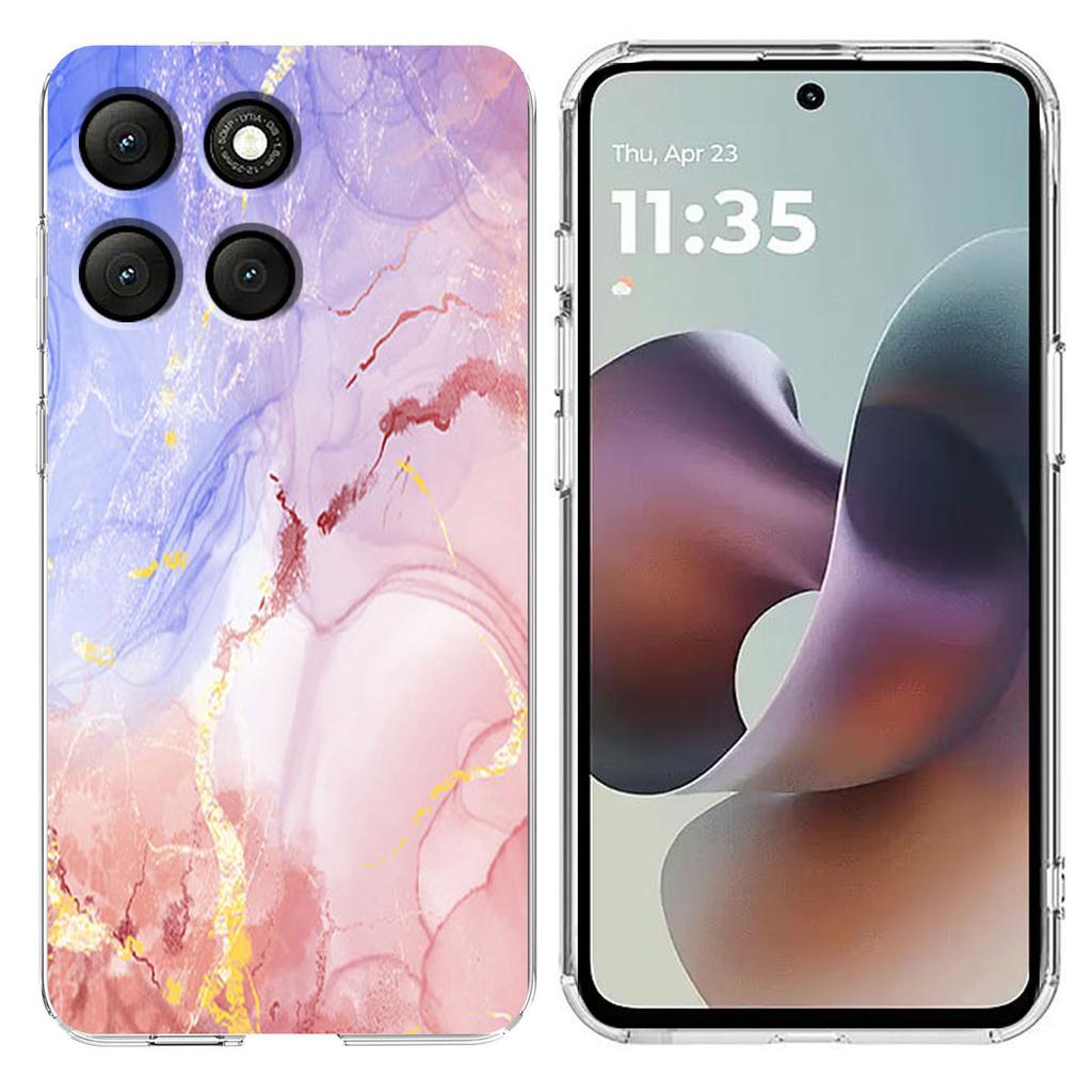 For Motorola Moto G56 5G Case Marble Pattern Printing Soft TPU Phone Cover