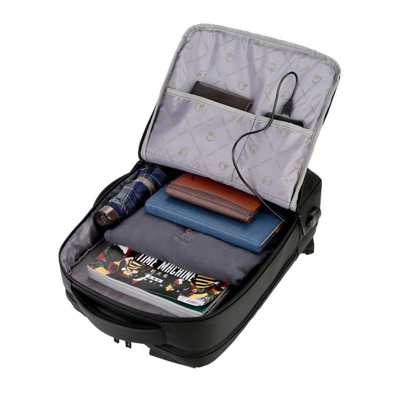 Business Men's Backpack High-end Fashion Travel Backpack Large Capacity Waterproof School Bag Backpack Backpack Computer Bag