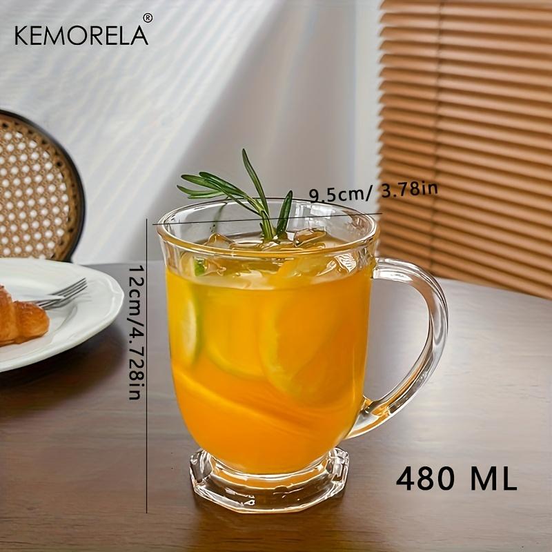 KEMORELA Ретро Большая емкость Кружка для воды 480/600/650 мл Сок Кофе Молоко Кружка Подходит для Ресторана Полдник Виски Декор