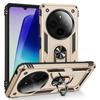 Для Xiaomi Redmi 14C 4G Чехол Роскошный Бронированный Магнитный Металлический Чехол для Телефона с Кольцом для Redmy 14C 14 C Redmi14C Подставка Держатель Задняя Крышка