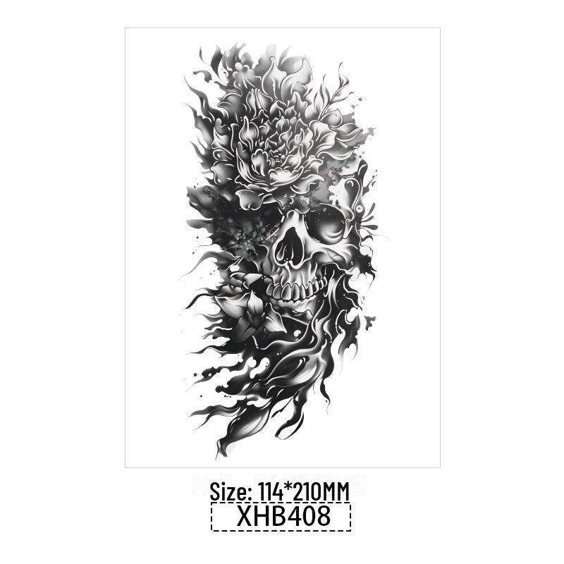 3D реалистичные временные татуировки-наклейки с изображением бабочек, тигров и змей