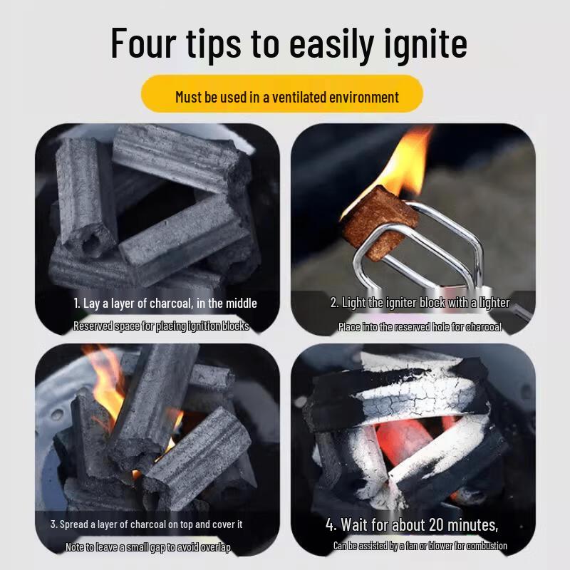 Smokeless Fruit Wood BBQ Charcoal