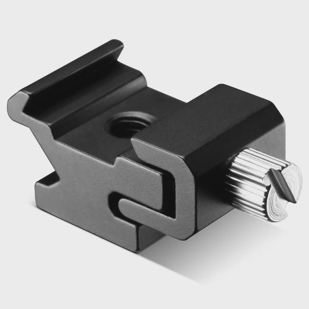 Регулируемый цельнометаллический адаптер для стойки вспышки «холодный башмак» с винтом 1/4