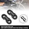2pcs Ultra Light Aluminium Alloy Bike Brake Shift Cable Base Buckle Clip Accessory