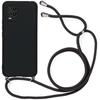 Case For Xiaomi 10 Lite (6.57 ") Flexible Shockproof Anti-Scratch Silicone + Adjustable Lanyard Black