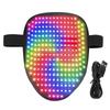 Light Up Face Cover 25 Static and 25 Moving Images Rechargeable LED Lighted Face Transforming Cover