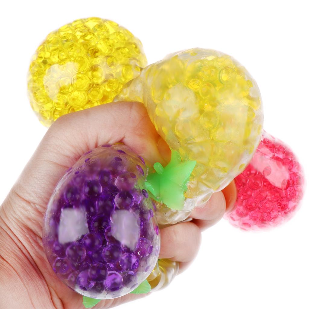 6 шт., сжимаемые фрукты, шарик, лягушка, банан