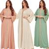 Muslim Women's Bronzing Embroidered Dress Muslim Dubai Abaya Robe