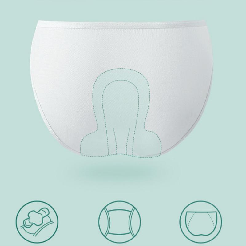 Одноразовые хлопковые трусики для женщин, дорожное, стерильное, независимая упаковка, не требующее стирки нижнее белье для беременных, физиологический период