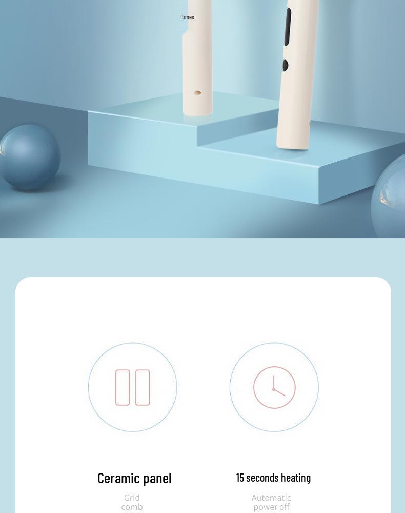 Электрическая плойка - Большой диаметр для укладки и кудрей-«яичек»