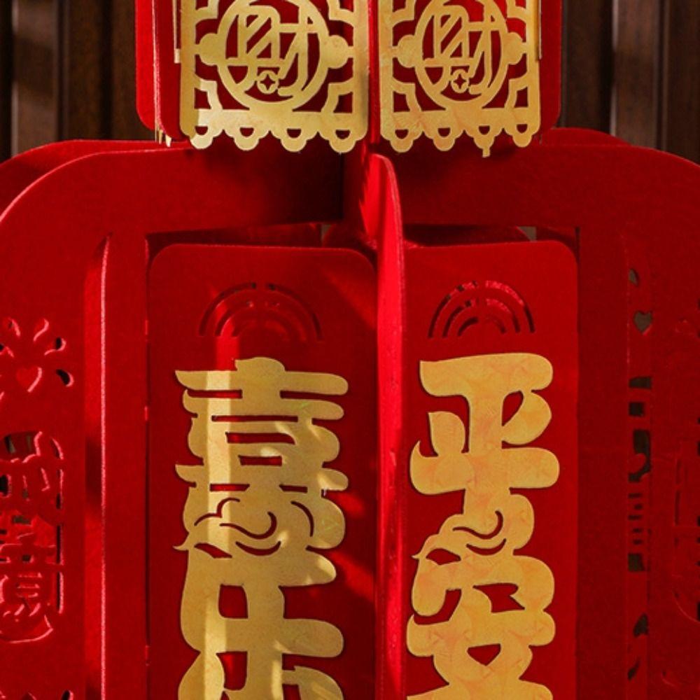 Благословение Подвесной Фонарь Китайский Стиль Весенний Фестиваль Товары Новогодние Украшения