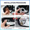 Для BMW E60 E46 E39 E38 E90 E36 F30 E30 E31 E34 F10 E87 E92 E91 E53 E70 X1 X5 X3 X6 Регулируемый 360 Градусов Зеркало Заднего Вида Угол Мертвой Зоны Автомобиля Значок