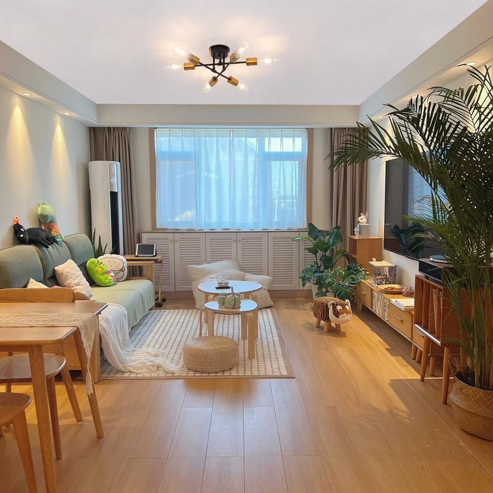 Подвесной светильник на 6 ламп, Скандинавский, Современный Индустриальный, Антикварный, Ретро, Потолочное освещение, Подвесная лампа, Стильный, Освещение для столовой, Гостиная