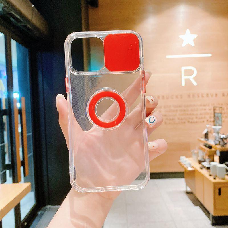 Luxury Multi-color Soft Case mobile phone holder lens protection Phone Case For iPhone 12 Pro max mini 11 6 6s 7 8 plus Cover for iPhone 13 pro max