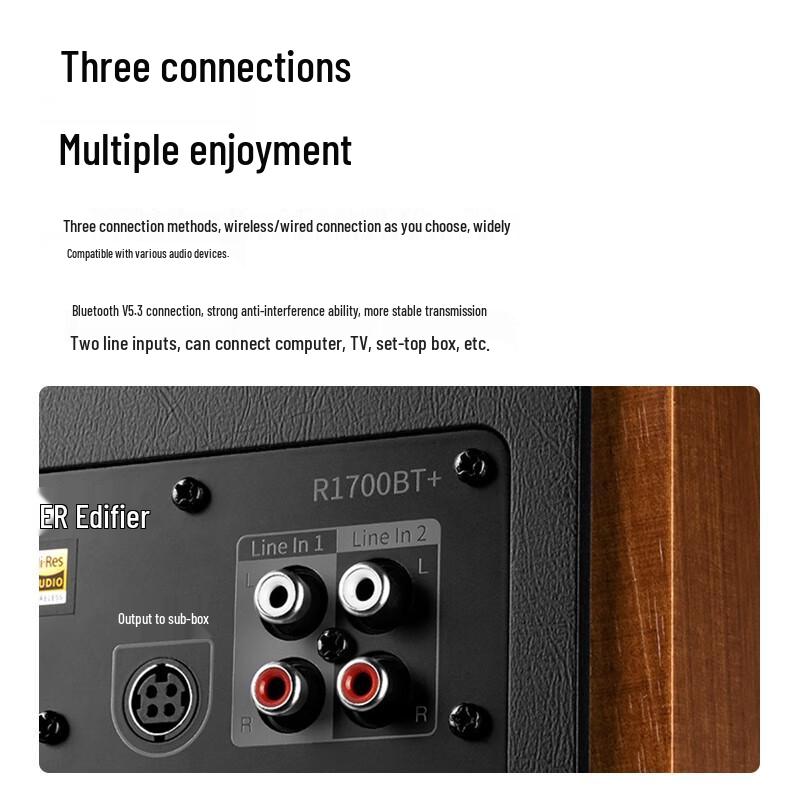 Edifier Bluetooth-динамики для компьютера R1700BT+ Штепсель CN (адаптер в комплекте) (Китайская версия)