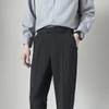 Men's Slim Fit Nine-Point Suit Trousers: Business, Formal, and Casual Wear for Spring and Summer.