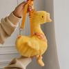 Zipper Big Goose Plush Bag Fluffy Doll Shoulder Bags Portable Cute Duck Crossbody Bag  Travel