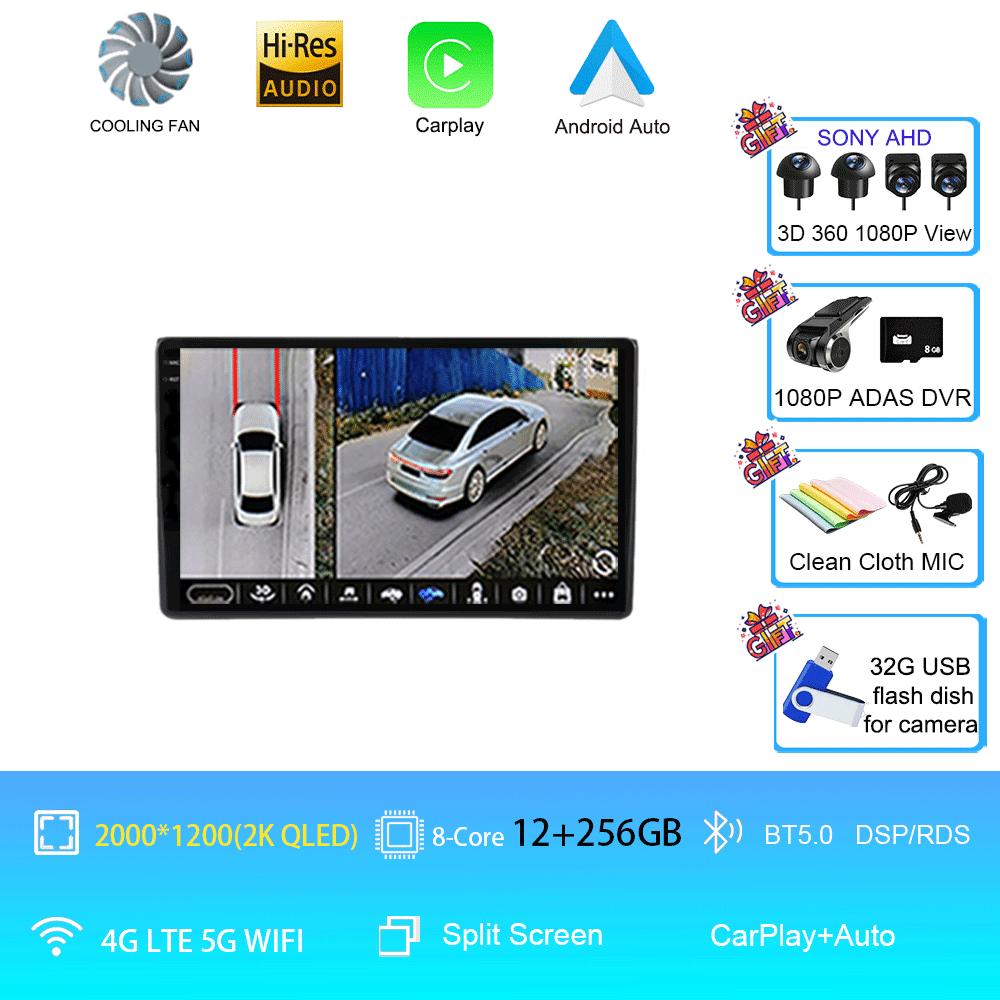 Android 14 для Wuling Hongguang 2025 автомобильное радио беспроводное Carplay мультимедийный GPS плеер головное устройство No 2 din 2din dvd