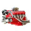 Проект STEM Модель двигателя V8 Набор для сборки Настольное украшение Красный Набор моделей автомобильной инженерии Материалы для поделок DIY Архитектура малого блока