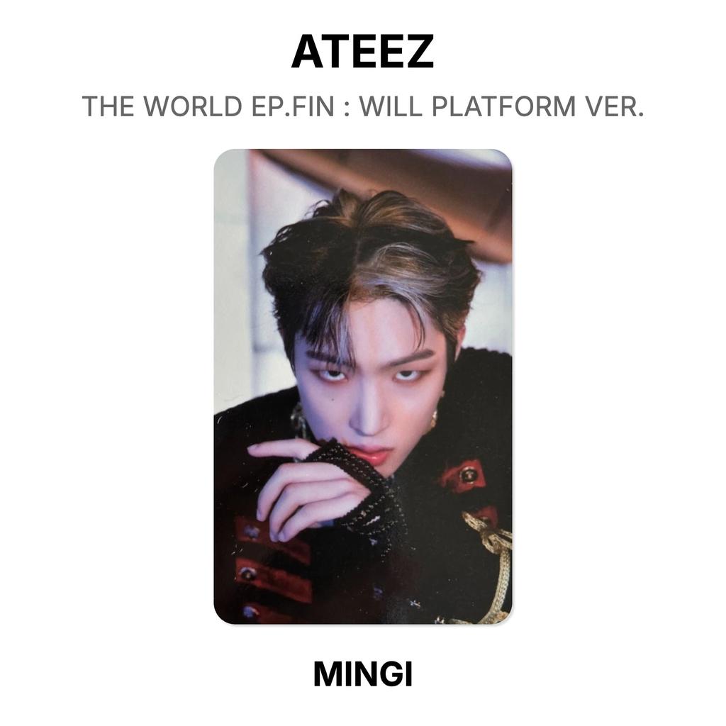 ATEEZ МИР EP.FIN : ВЕРСИЯ ПЛАТФОРМЫ WILL. Официальная фотокарта