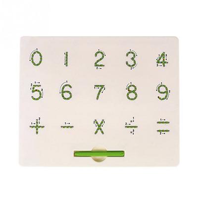Children's Alphanumeric Magnetic Board Eco-Friendly Steel Ball Writing Drawing Circular Educational Toy