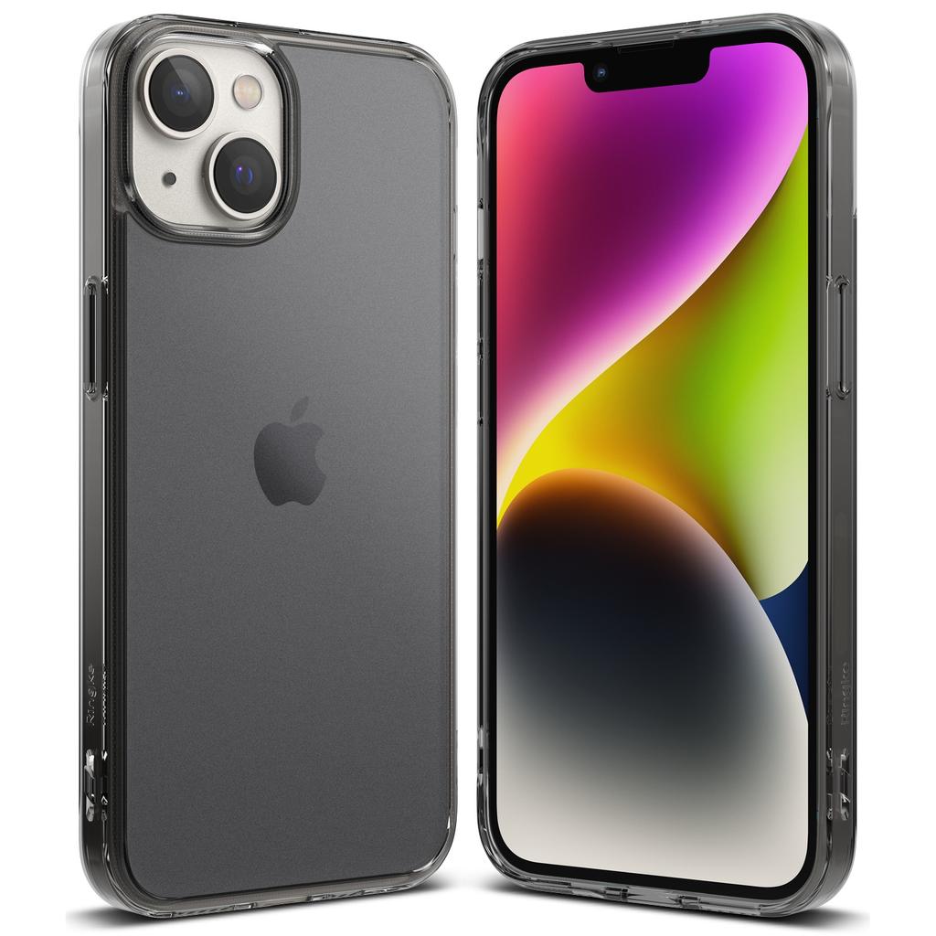 Защитный чехол для iPhone 14 Plus с гелевой рамкой Fusion Матовый серый