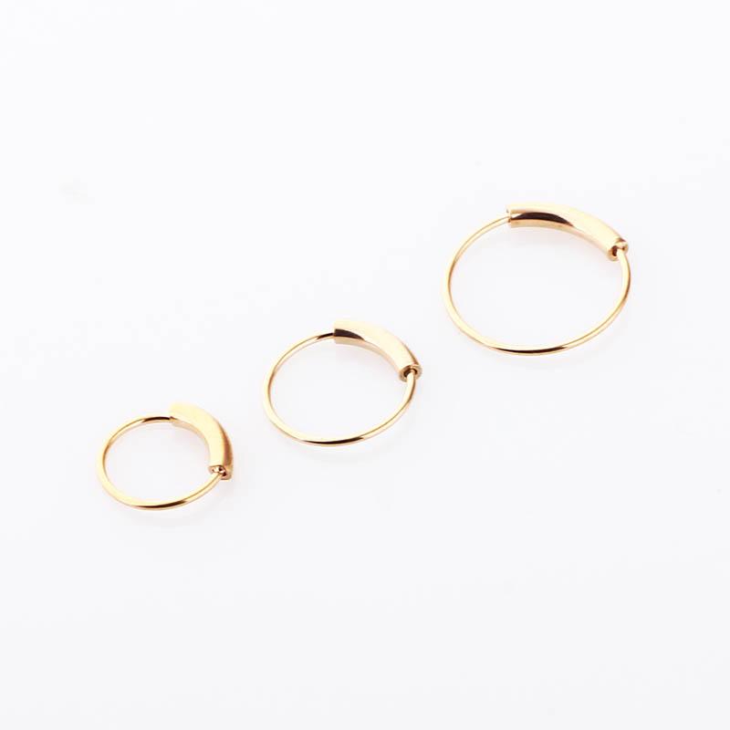 Vogue Body Новое поступление Кольцо для носа 6/8/10 мм Клипса для ушей Титановая сталь Клипсы-кольца для женщин и мужчин Украшения для пирсинга Маленькие кольца для носа Хрящ