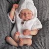 NPK 49 см 19 дюймов Reborn Baby Levi очень мягкая тканевая кукла, игрушка для ванны, реалистичная настоящая мягкая сенсорная игрушка для ванны