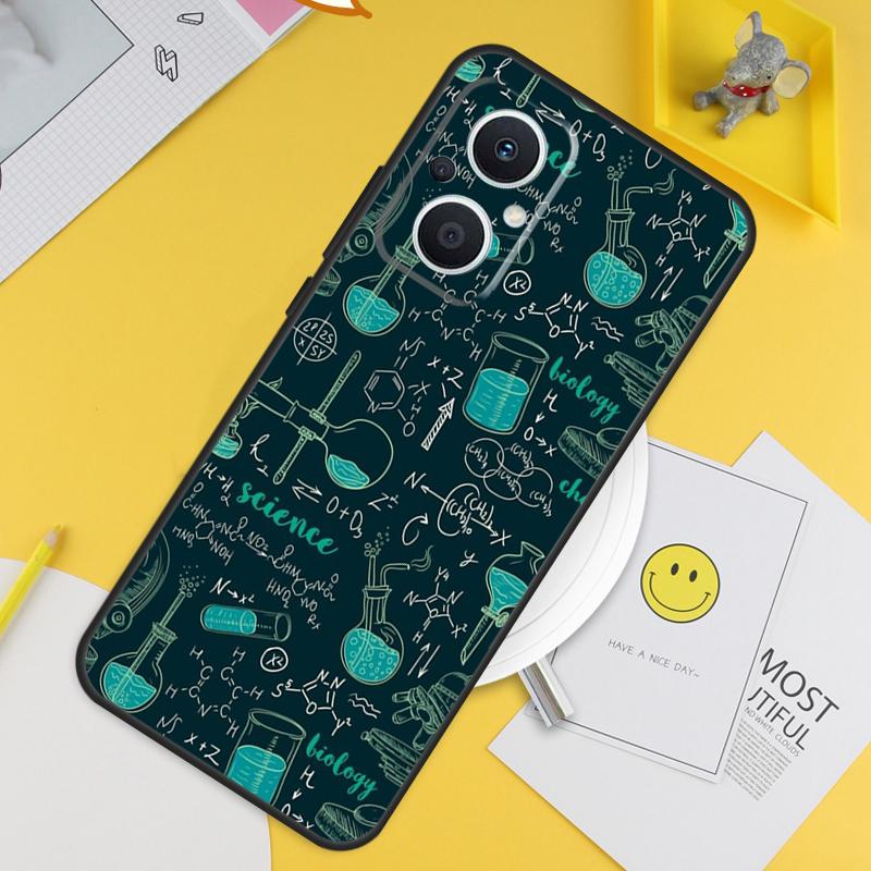 Винтажная химическая лаборатория Для OPPO Reno 8T 11F 12F 13F 14F 7 8 Lite 10 11 12 13 14 Pro OPPO Find X9 X8 X5 X6 Pro Чехол