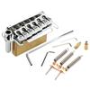 2-Point Electric Guitar Bridge Tremolo Bridge and Full Size Brass Block Electric Guitar Tremolo Bridge Easy To Install