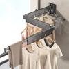 1PC Clothes Drying Rack, Aluminum Alloy Folding Drying Rack, Wall-mounted Collapsible Drying Rack, Space Saver Clothes Dryer