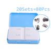 Orthdent 80Pcs/ 20Sets Dental Orthodontic Bondable Buccal Tubes Monoblock Single Non-Convertible Roth MBT 0.022 Dentistry Tool